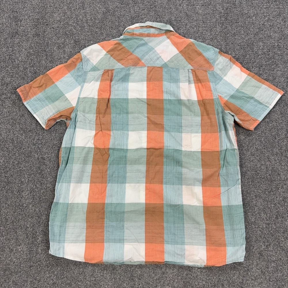 North River Outfitters Shirt Mens L Multicolor Plaid Short Sleeve Button Front - Picture 6 of 6